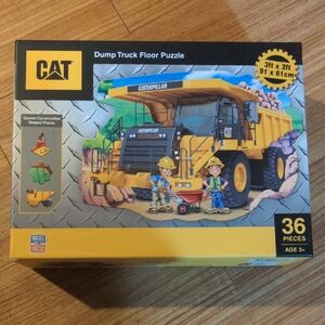 Dump Truck Floor Puzzle - Yellow